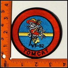 Military Patches US Navy VF-32 Tomcat Squadron New Old Stock #T468 picture