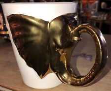 Breathtakingly Majestic Gold Elephant Coffee Mug picture