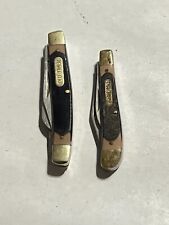 Lot of 2 Schrade Old Timer Pocket Knives - 72OT - 34OT picture