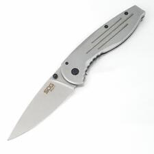 SOG Aegis Pocket Knife Framelock Gray Stainless Folding  picture