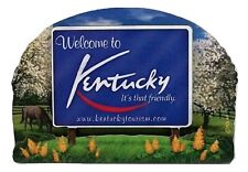 Kentucky State Welcome Sign Artwood Fridge Magnet picture