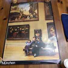 Vintage Munchen Munich Germany Art Museum Alten Pinakothek Travel Poster 23 X 33 picture