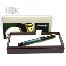 Pelikan Souveran M800 Green Fountain Pen F Nib Unused with Case and Warranty picture