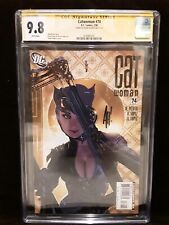 CGC 9.8 Catwoman # 74 2008 SS Signed Adam Hughes Lost Covers HOT HOT HOT DC GGA picture