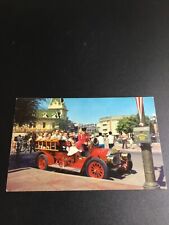 1959 Disneyland Postcard - Motorized Fire Truck 1735 picture