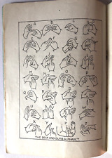 DEAF AND DUMB ALPHABET 1905 in Advertising Book Scott’s Emulsion Cod Liver Oil picture