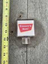 RARE NEW VINTAGE STONEY'S BEER LUCITE ACRYLIC TAP KNOB HANDLE picture