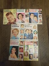 Lot of 7  TV Radio Mirror magazines dated 1952.    picture
