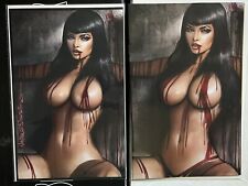 Nathan Szerdy Vampirella #21 Virgin Variant With Signed Print Dynamite Comics picture