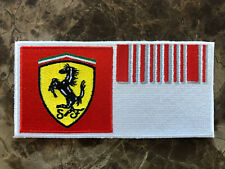 RARE Official Ferrari F1 Barcode Uniform Patch - Michael Schumacher & Raikkonen picture