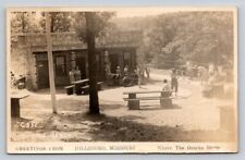 RPPC Castle Ranch Greetings From Hillsboro People Real Photo Missouri P687 picture