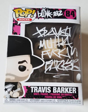 Travis Barker of Blink-182 REAL hand SIGNED Funko Pop Toy PSA COA Autographed picture