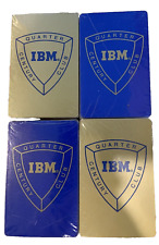 4 Decks - IBM Quarter Century Club Playing Cards picture