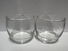 Vintage SwissAir Swiss Air Airlines Small Glass Drink Glass Set of 2 picture