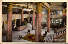Douglas Arizona Hotel Gadson Interior Lobby View Vintage C. 1915 Postcard picture