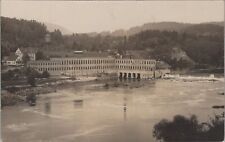 East Ryegate Vermont PM Mill and Connecticut River? 1909 RPPC Photo Postcard picture
