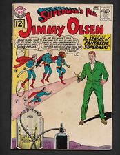 Superman's Pal, Jimmy Olsen #63 (1962) THE LEAGUE OF FANTASTIC SUPERMEN Freeship picture