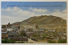 Vintage Postcard, Birdseye View, Downtown El Paso, Texas, Unposted picture