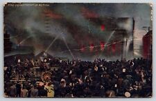 Fire Department in Action c1913 Terre Haute, Indiana Postcard MisD017 picture