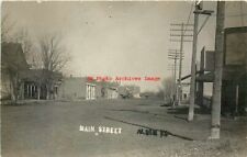 KS, Alden, Kansas, RPPC, Main Street, Business Section, 1916 PM, Photo picture