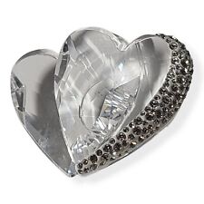 Retired Swarovski Crystal Loving Hearts Together Jeweled Figurine 995051 EUC picture