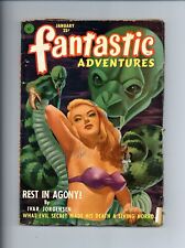 Fantastic Adventures Pulp / Magazine Jan 1952 Vol. 14 #1 VG picture