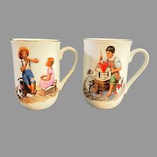 2 Different Norman Rockwell Museum Mugs - Music Master & A Dollhouse For Sis picture