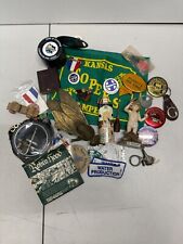 Junk Drawer Mixed Lot-pins, stickers, figurines and more picture