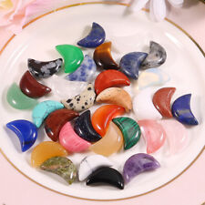 50pcs Natural Stone Reiki Healing Crystals Moon for Home Decorate Mixed Color picture