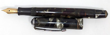 Antique 1930s Geo S Parker Vacumatic Gray Pearl Marbled Jewel Fountain Pen M24 picture