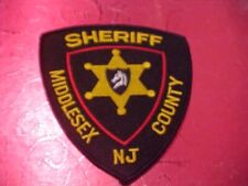 MIDDLESEX NEW JERSEY POLICE PATCH SHOULDER SIZE UNUSED picture