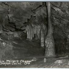 c1940s Oregon Caves, OR RPPC Joaquin Miller's Chapel Photo Art Ray 1626 Ore A211 picture