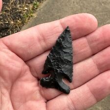 'Wintu' Elko Eared Obsidian Fort Rock Lake County Oregon Sam Williams COA picture