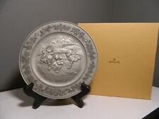 1987 Hallmark Mary Hamilton Limited Edition 6” Pewter Plate Christmas Decor picture