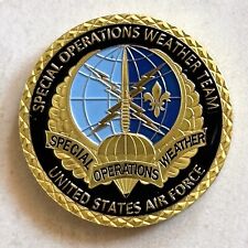 U S AIR FORCE SPECIAL OPERATIONS WEATHER TEAM Challenge Coin picture