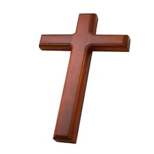 Handmade Antique Wooden Wall Cross - Decorative Holy Jesus Cross for Home Decor picture
