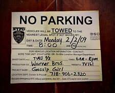 Gossip Girls, NYPD, Vintage NYC Production Permit -Offers picture