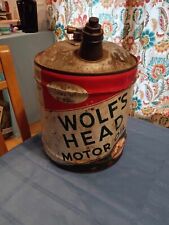 Wolf's Head Motor Oil 5 Gallon Can picture