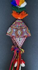 Q’ero Peruvian Ceremonial Shaman Chullo Rainbow Hat Andean Textile #3 *More fine picture