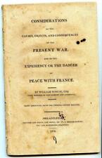 1808 Consequences of the Present War Danger of Peace With France William Roscoe picture