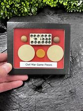 Old Rare Vintage Antique Civil War Relic Domino, Poker Chips, Marbles Game Piece picture