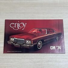 1974 GM Buyer's Guide Showroom Brochure Cadillac Chevrolet Pontiac Oldsmobile picture