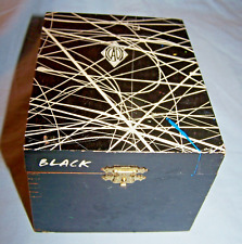 Vintage CAO Black Wooden Cigar Box-20 Totem picture