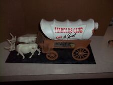 Vintage Jim Beam Harolds Club Reno Or Bust Conestoga Wagon Decanter With Oxen picture
