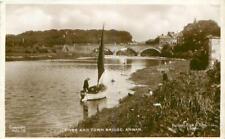 Annan Scotland River And Town Bridge OLD PHOTO picture