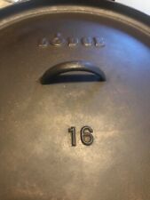 Lodge 16 Cast Iron Lid. Cleaned and ready to use picture
