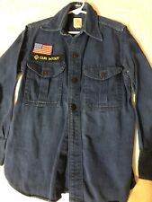 Vintage BSA Cub Scout Sanforized uniform 1960s long sleeve youth small picture