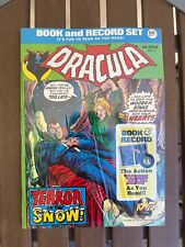 NEW SEALED Dracula Marvel Comic Book And Record “Terror In The Snow” 1974 VTG picture