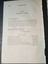 1869 train document WARWICK VALLEY RAILROAD Greycourt Chester New York Orange Co picture