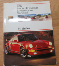 1988 Porsche 911 Series Product Knowledge & Presentation Brochure Original picture